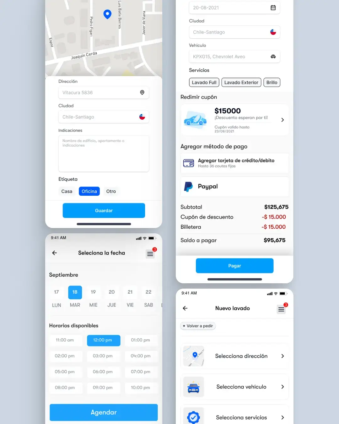 flujo reserva lavado autos prowash go
